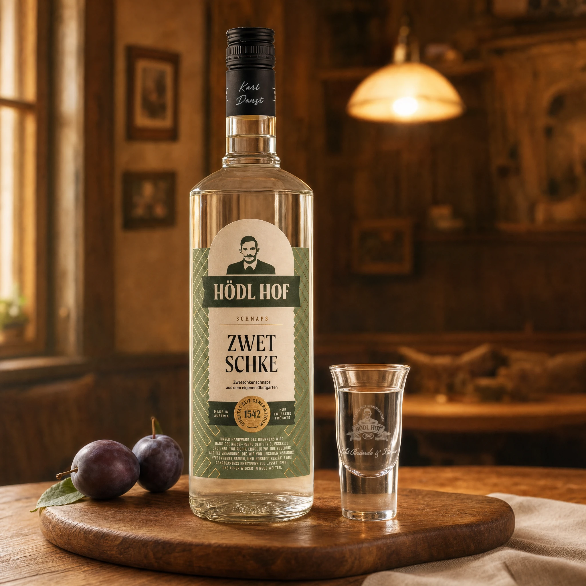 Hödl Hof Zwetschke Schnaps | 38% Vol. | 1,0l