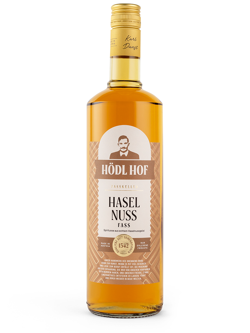 Hödl Hof Haselnuss Fass Schnaps Fassgelagert | 38% Vol. | 1,0l