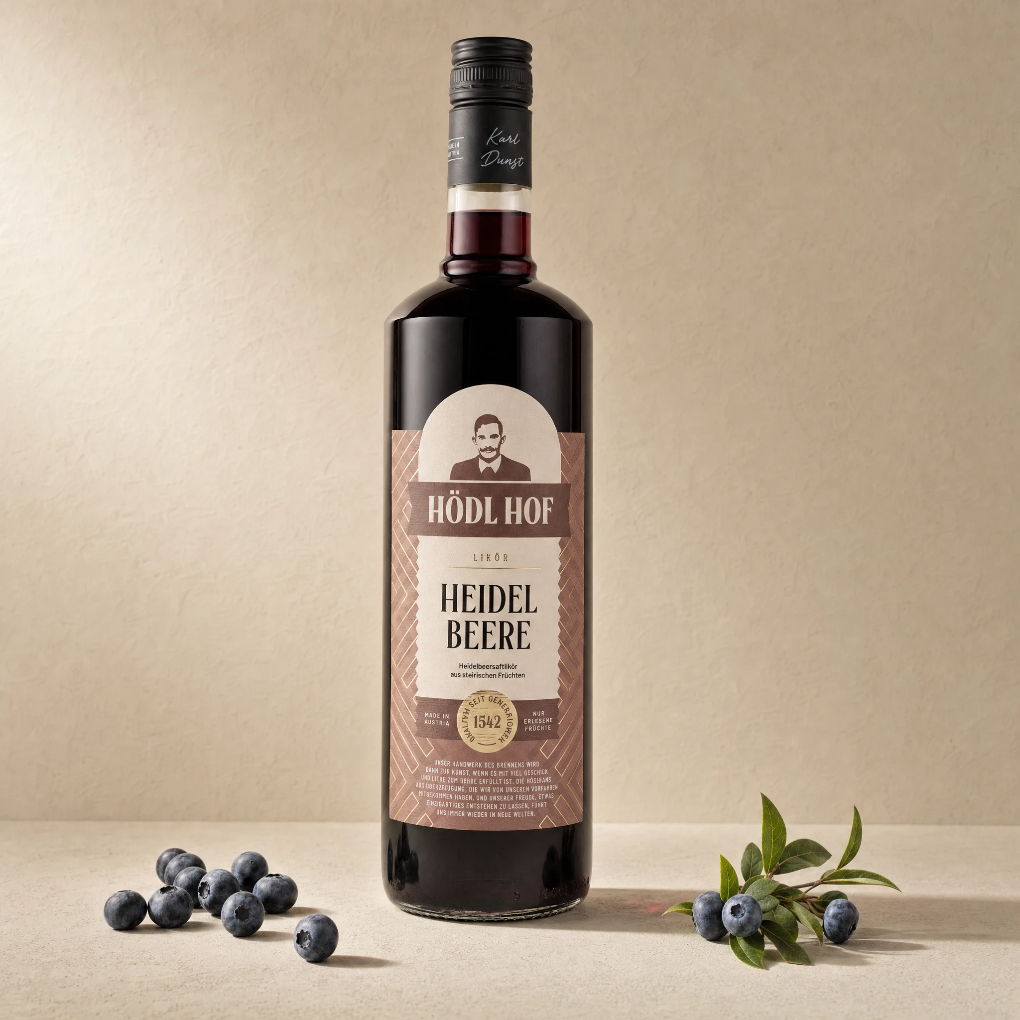 Hödl Hof Heidelbeere Likör | 20% Vol. | 1,0l