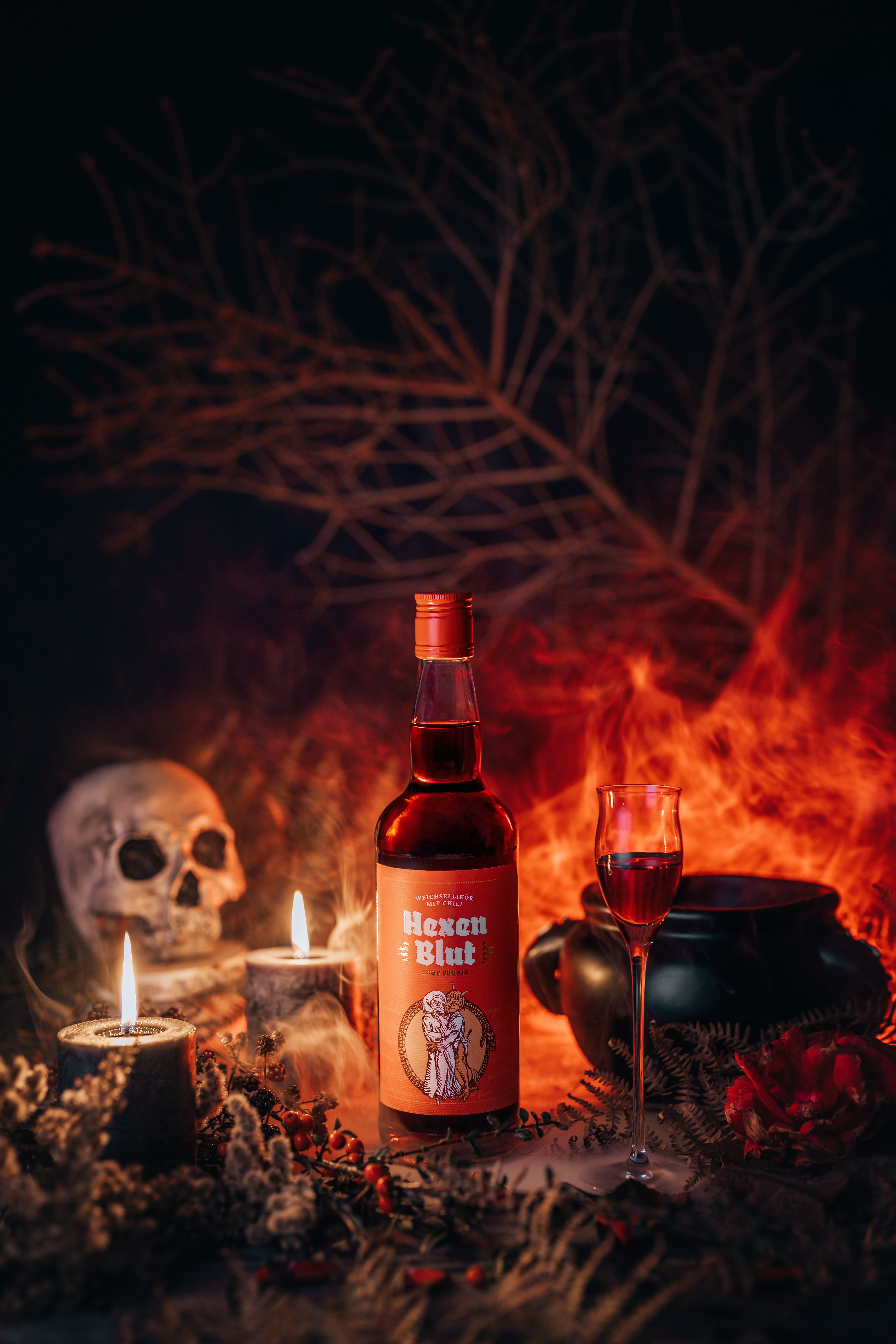 Hexenblut Weichsellikör mit Chili | 20% Vol. | 0,7l