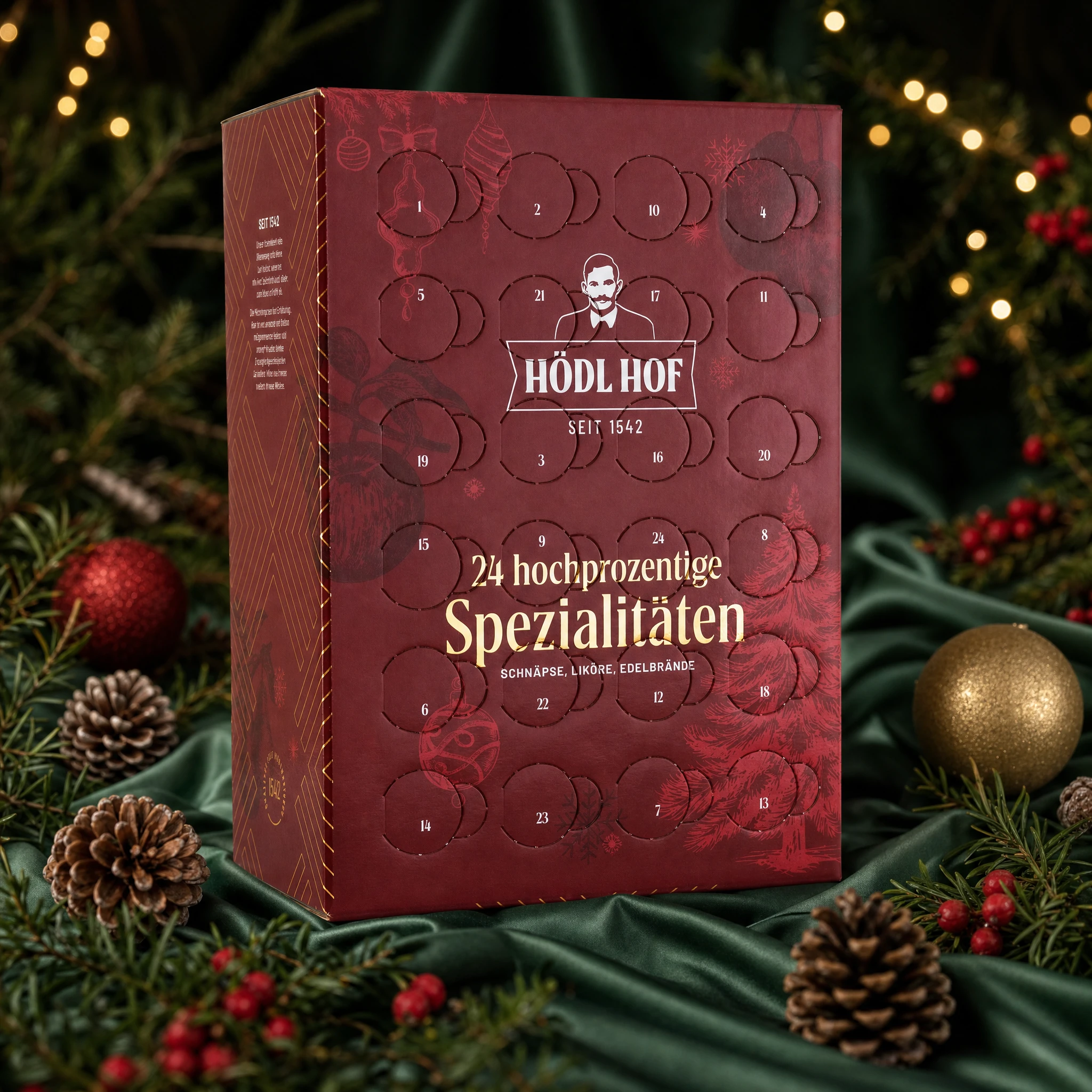 Hödl Hof Adventkalender 2026 | Vol. 31,7% | 24 ausgesuchte Miniaturen 0,02l (mit neuen Sorten)