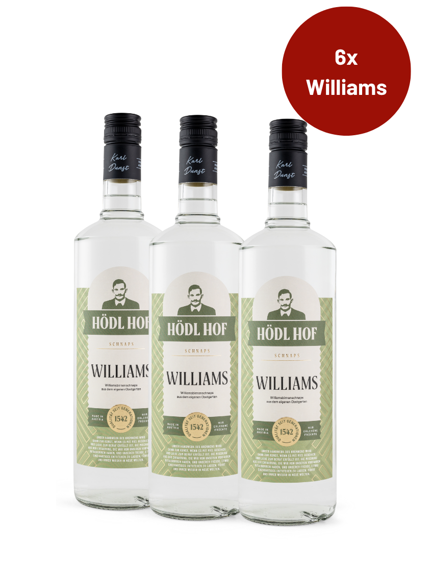 Williams Super Deal (6x Williams-Schnaps) Williams Super Deal (6x Williams-Schnaps)