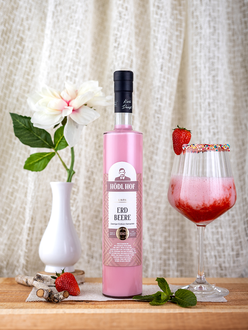 Hödl Hof Erdbeere Cremelikör | 16% Vol. | 0,5l