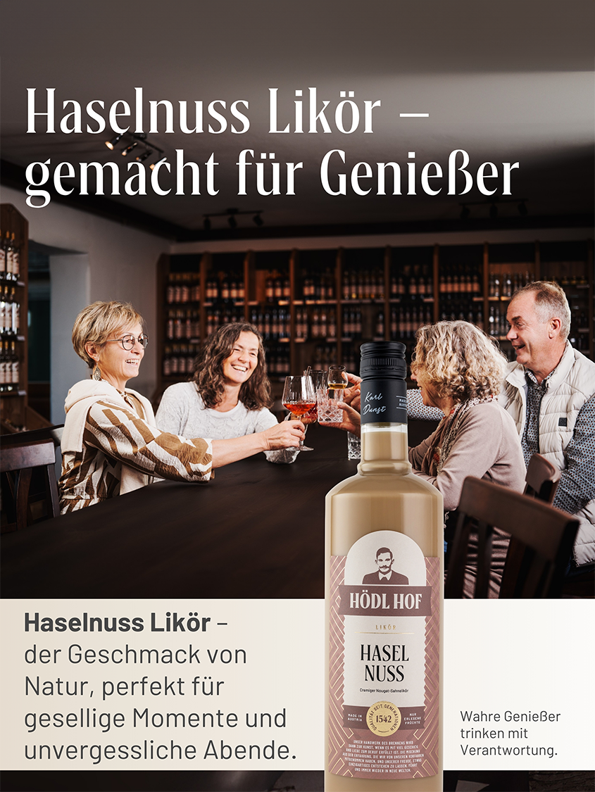 Hödl Hof Haselnuss Cremelikör | 16% Vol. | 0,5l