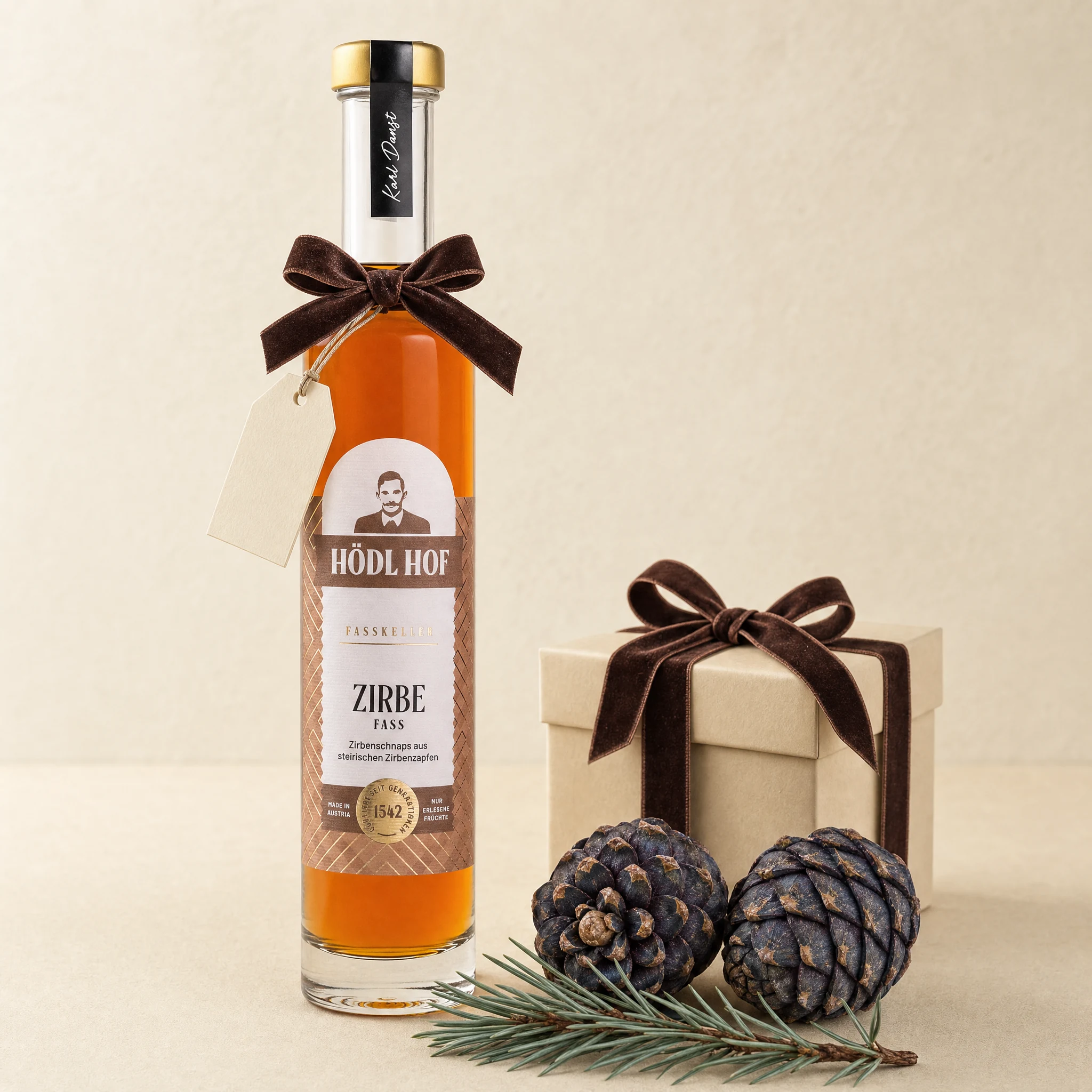 Hödl Hof Alte Zirbe Schnaps | 38% Vol. | 0,2l