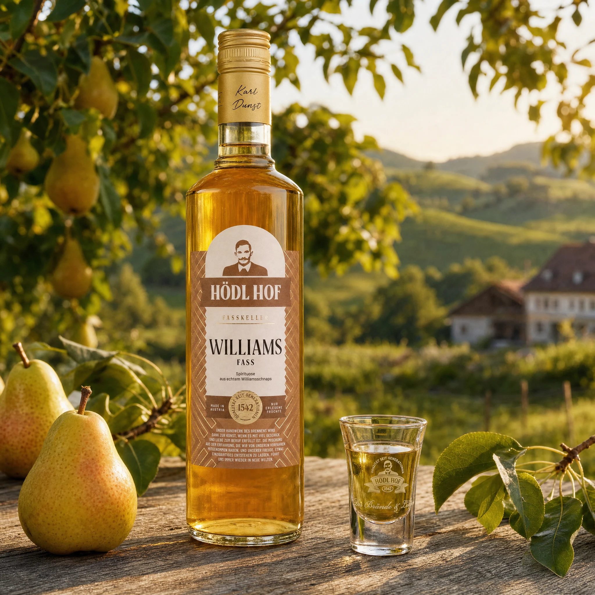 Hödl Hof Alte Williams Schnaps | 38% Vol. | 0,7l