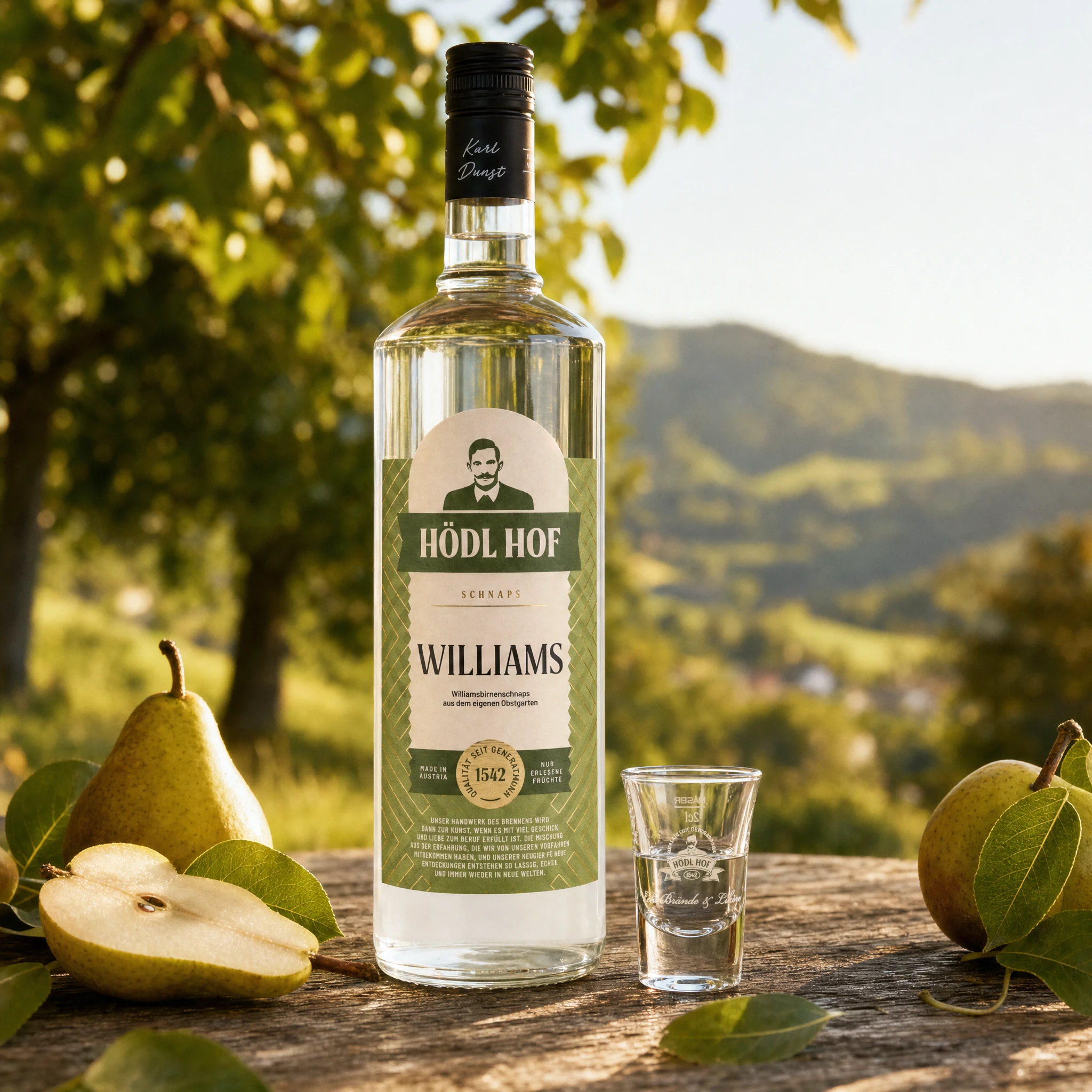 Hödl Hof Williams Schnaps | 38% Vol. | 1,0l