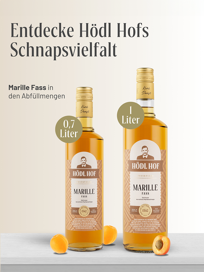 Hödl Hof Marille Fass Schnaps Fassgelagert | 38% Vol. | 0,7l