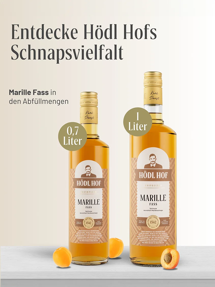 Hödl Hof Marille Fass Schnaps Fassgelagert | 38% Vol. | 0,7l