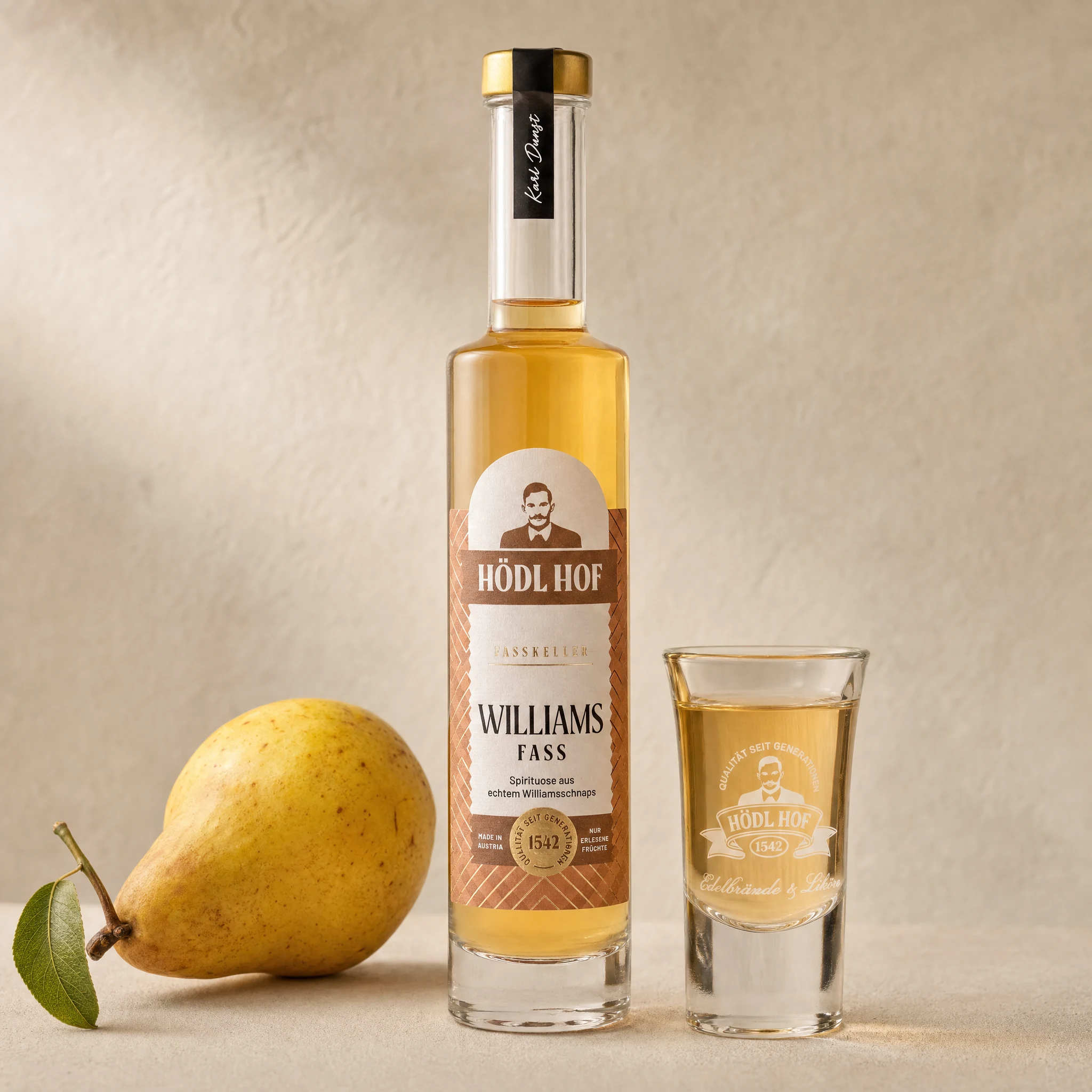 Hödl Hof Alte Williams Schnaps | 38% Vol. | 0,2l