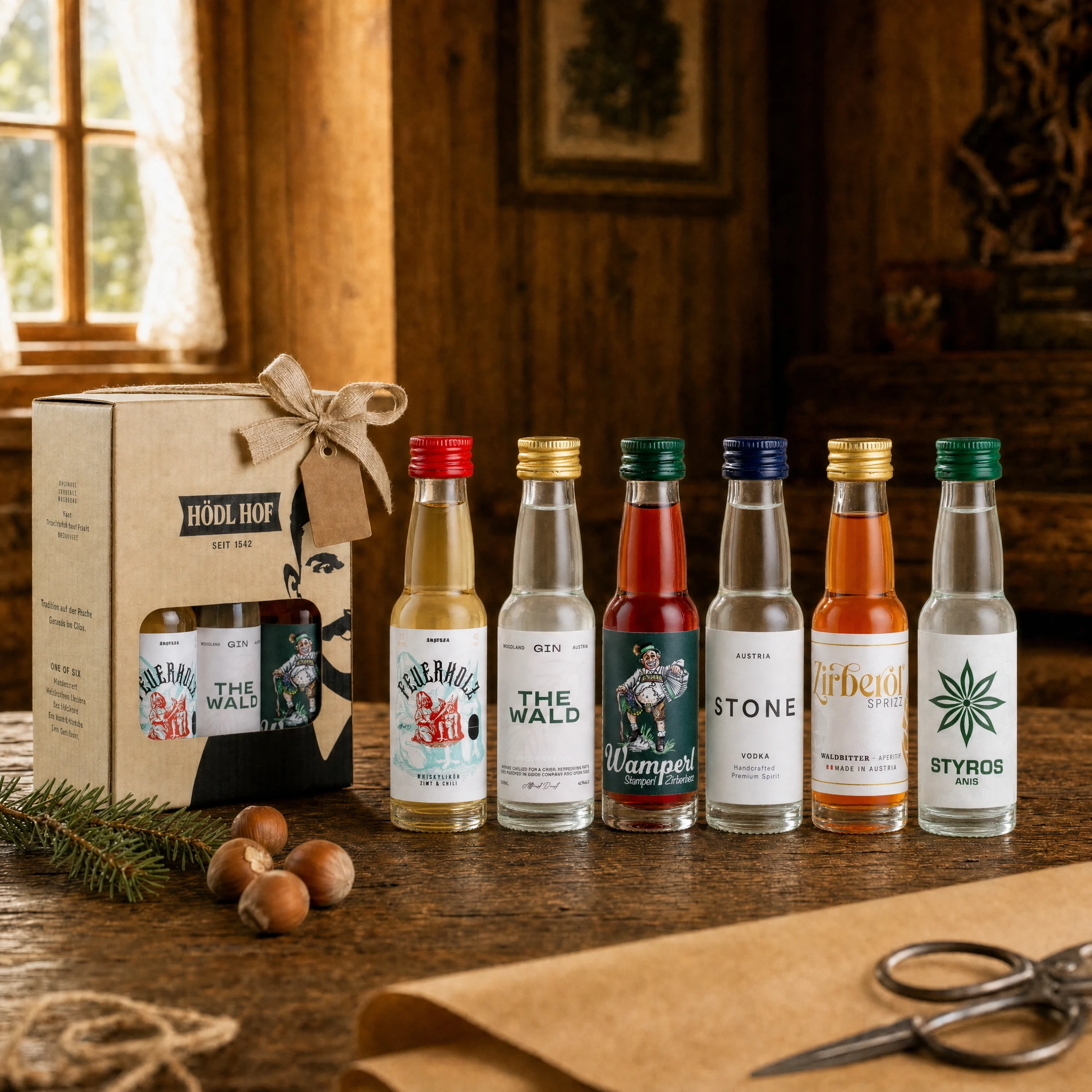 Hödl Hof Markenwelt Miniaturen Probierset | 6x0,02l