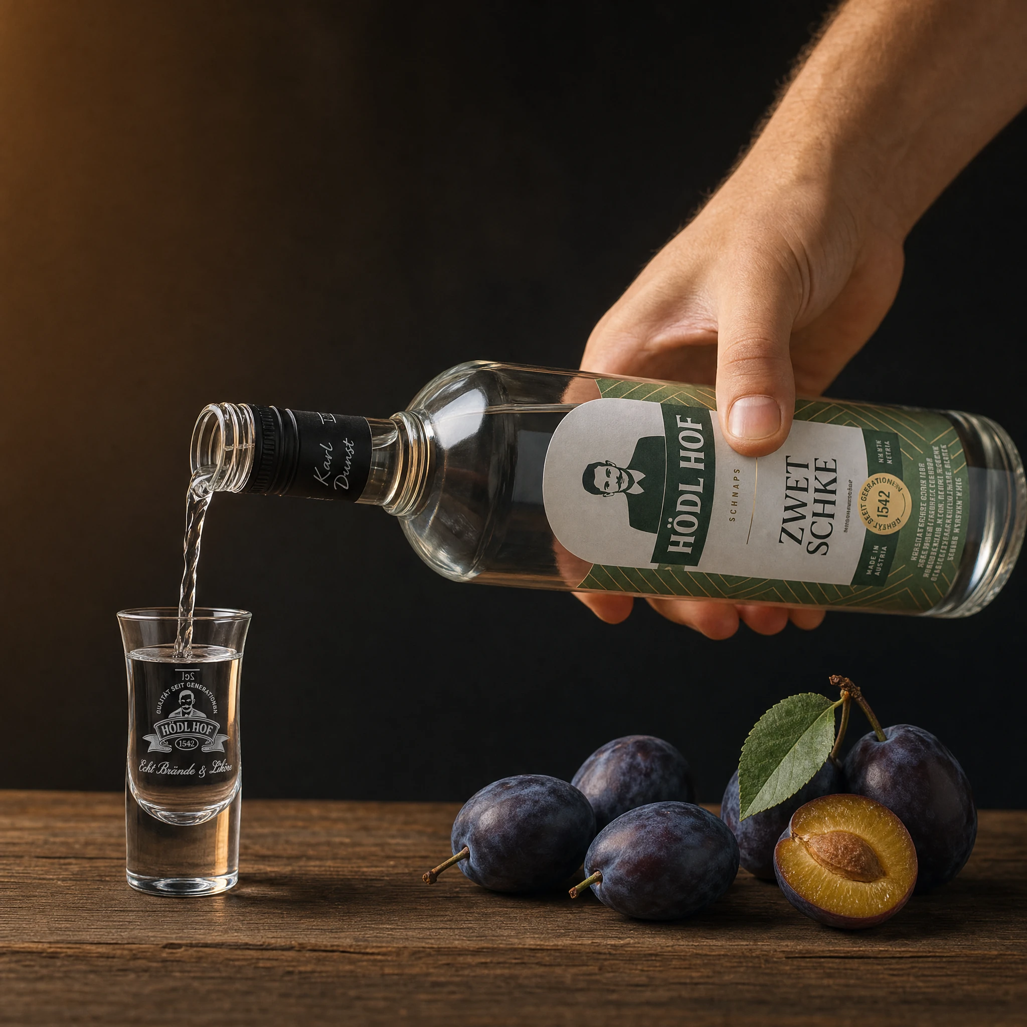 Hödl Hof Zwetschke Schnaps | 38% Vol. | 1,0l