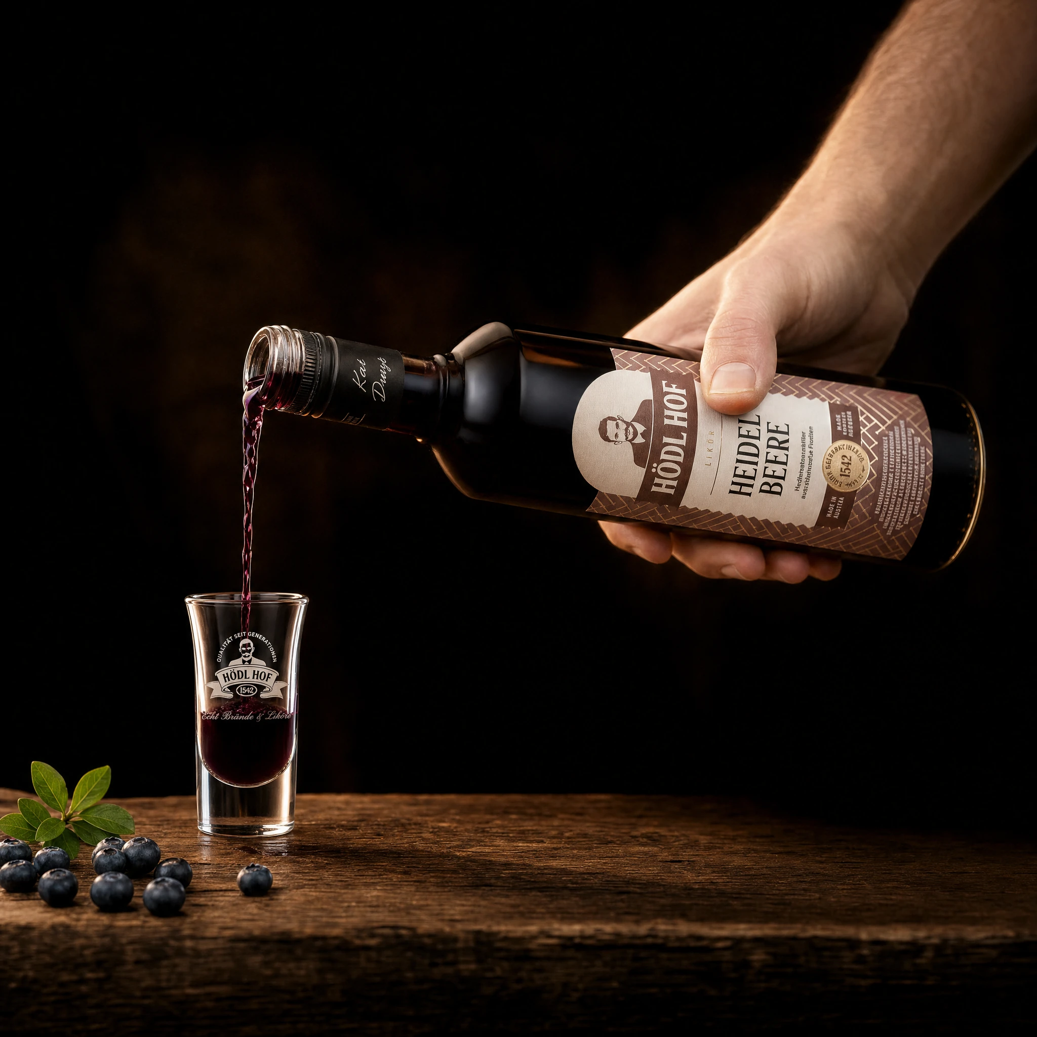 Hödl Hof Heidelbeere Likör | 20% Vol. | 1,0l