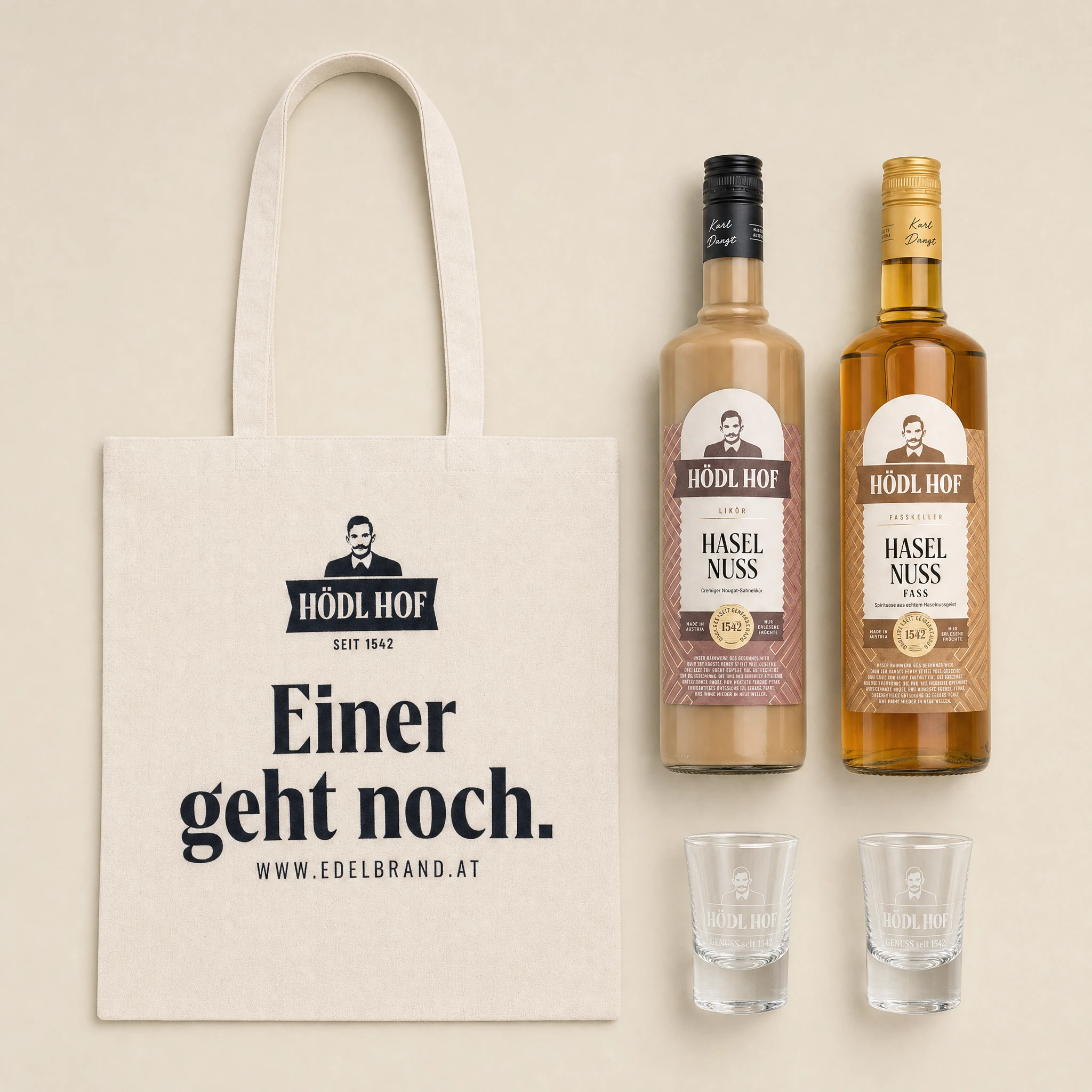Hödl Hof Stofftasche - Einer geht noch!