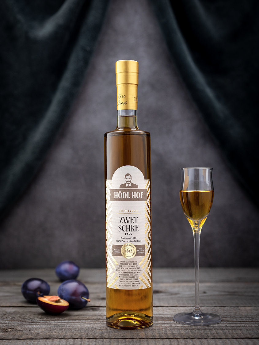 Hödl Hof Zwetschke Edelbrand Holzfass 2020 | 42% Vol. | 0,5l