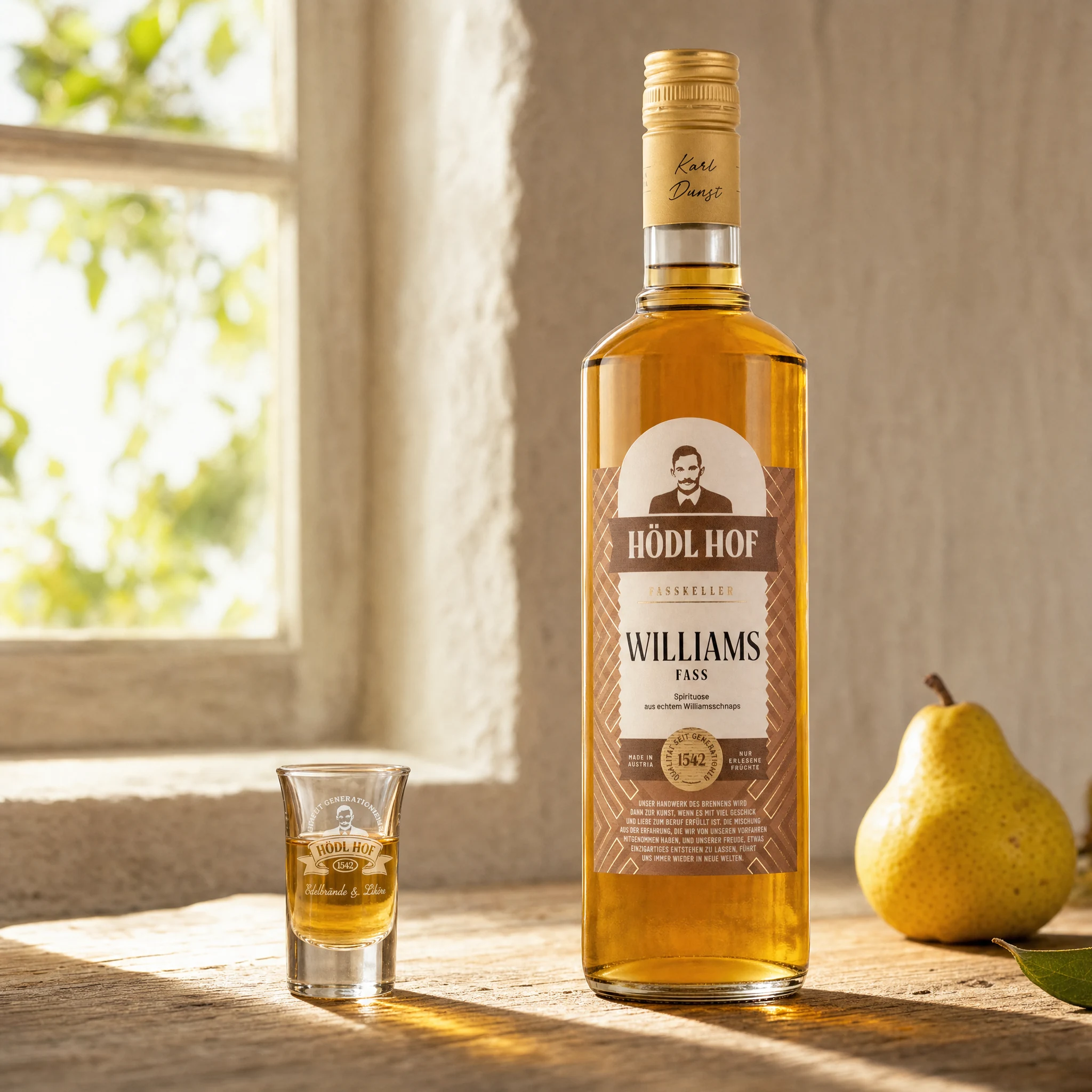Hödl Hof Alte Williams Schnaps | 38% Vol. | 0,7l