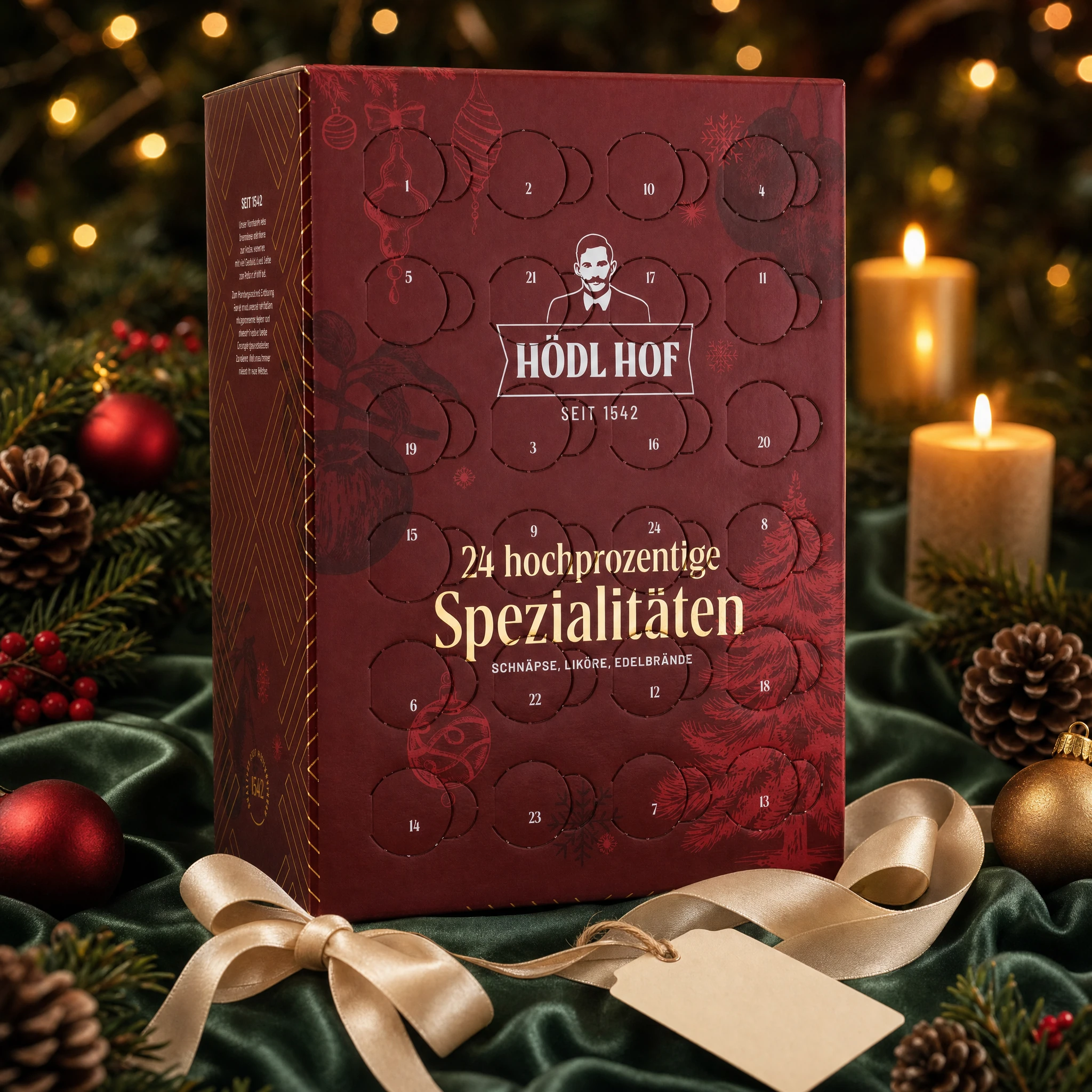 Hödl Hof Adventkalender 2026 | Vol. 31,7% | 24 ausgesuchte Miniaturen 0,02l (mit neuen Sorten)
