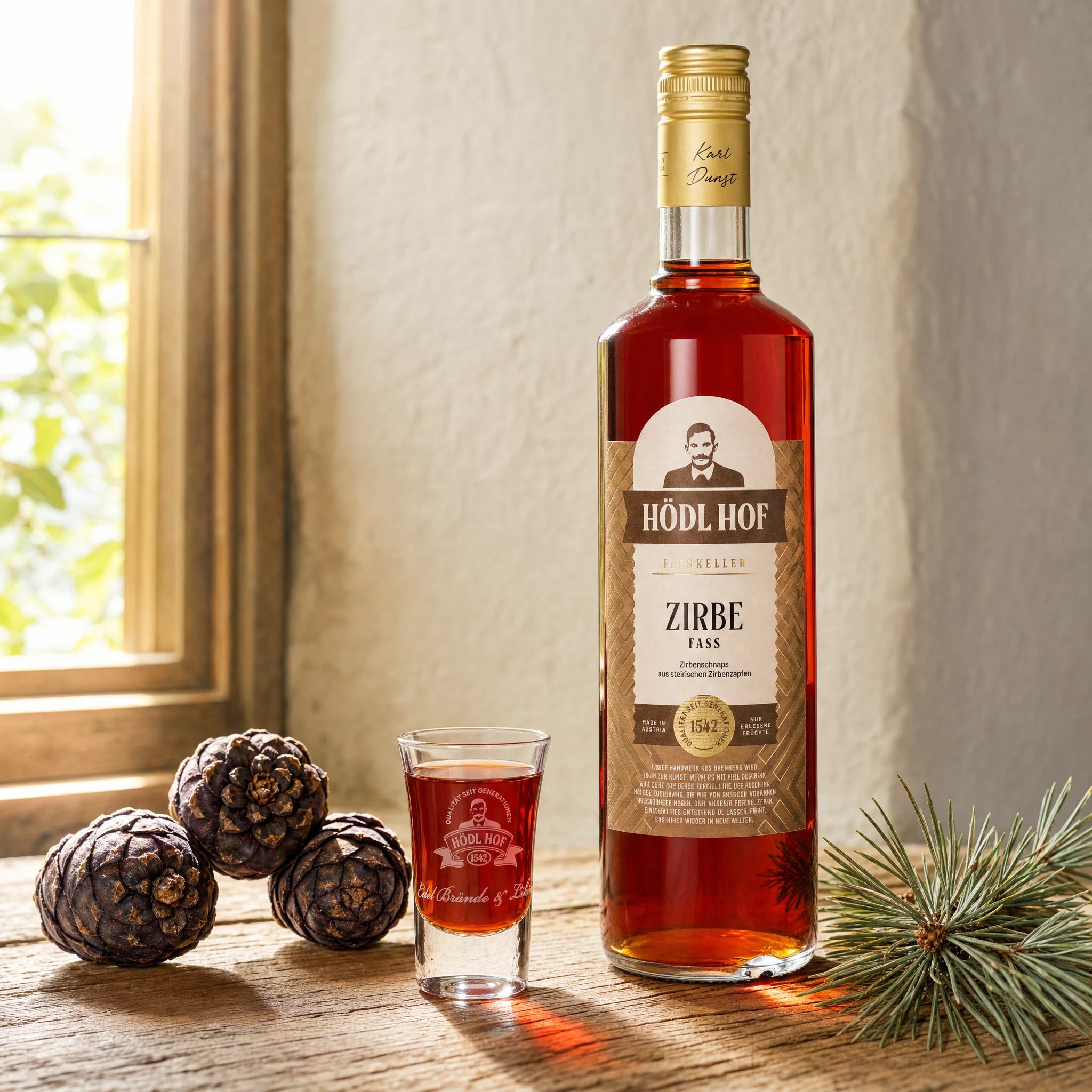 Hödl Hof Alte Zirbe Schnaps | 38% Vol. | 0,7l