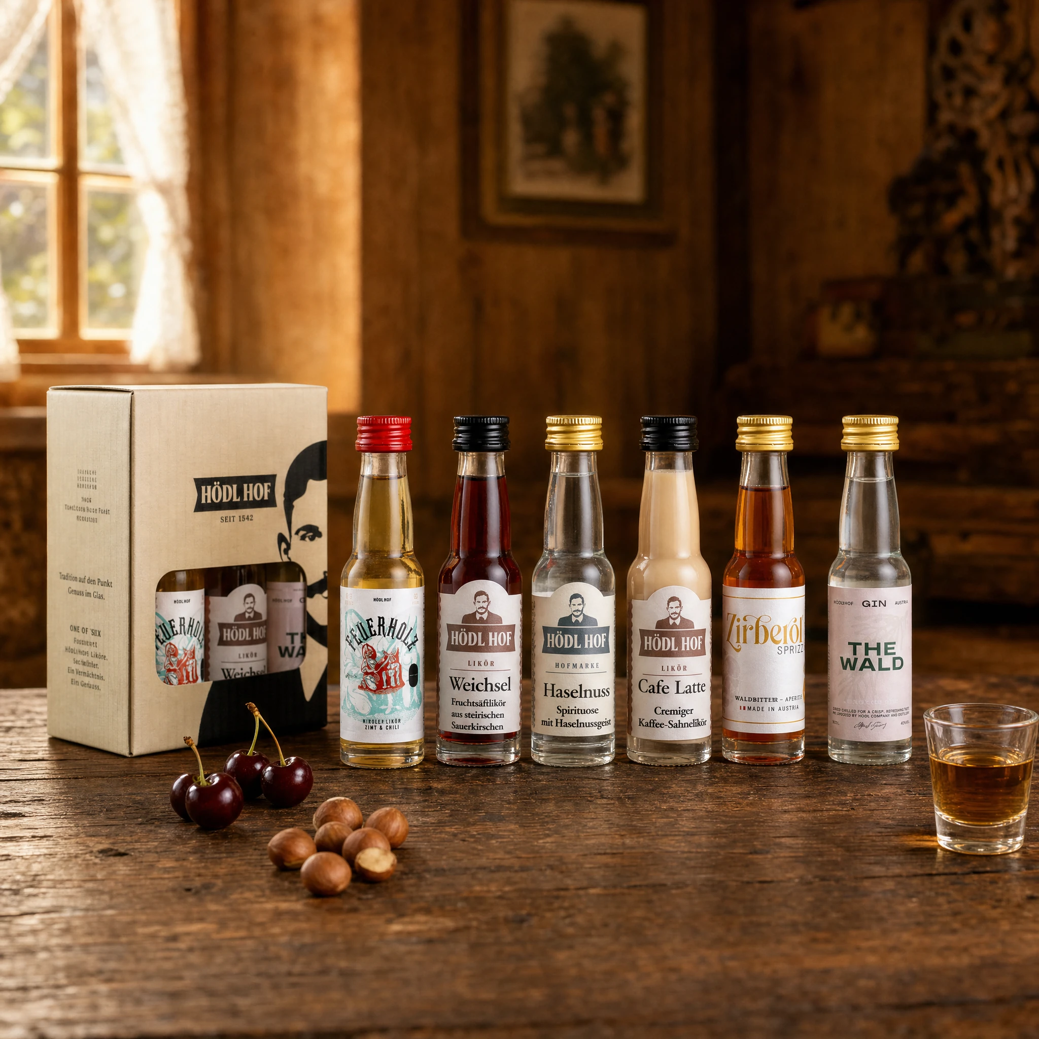 Hödl Hof Bestes Miniaturen Probierset | 6x0,02l