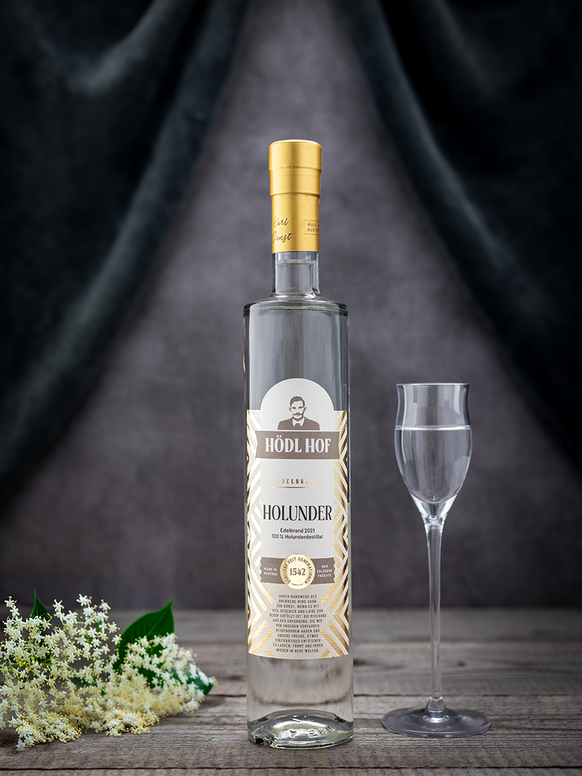 Hödl Hof Holunder Edelbrand Jahrgang 2021 | 40% Vol. | 0,5l