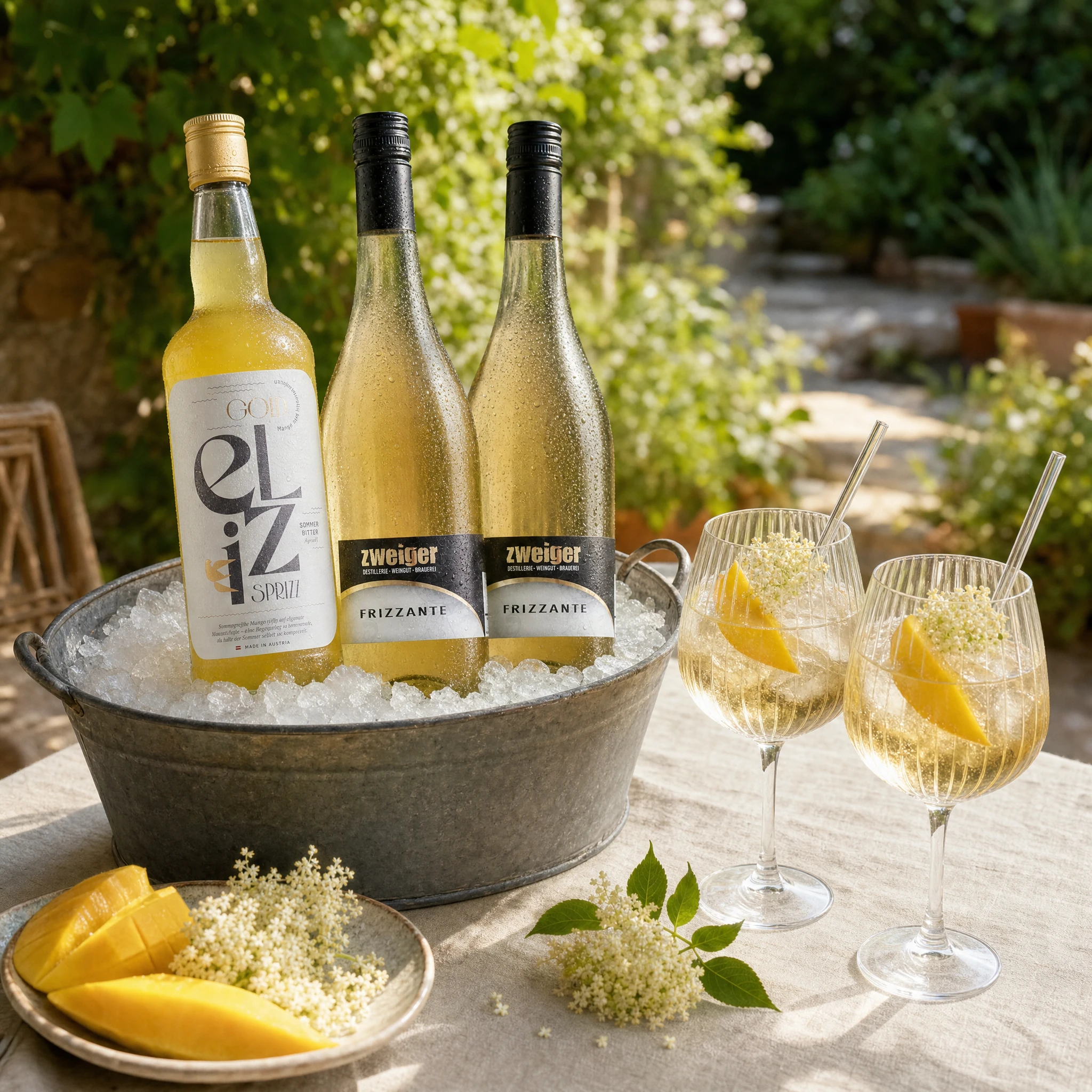 Eliz Sprizz Mango-Holünderblüte Aperitif Premium Vorteil Set | 16% Vol.