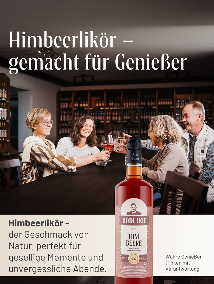 Hödl Hof Himbeere Likör | 20% Vol. | 1,0l