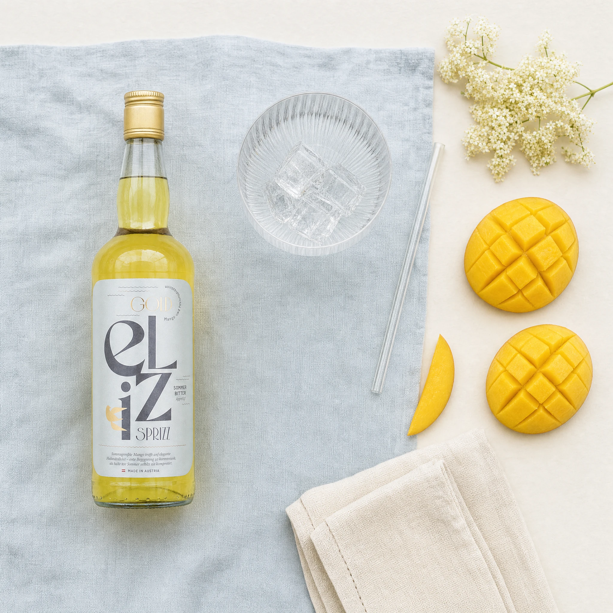 Eliz Sprizz Mango-Holünderblüte Aperitif | 0,7l | 16% Vol.