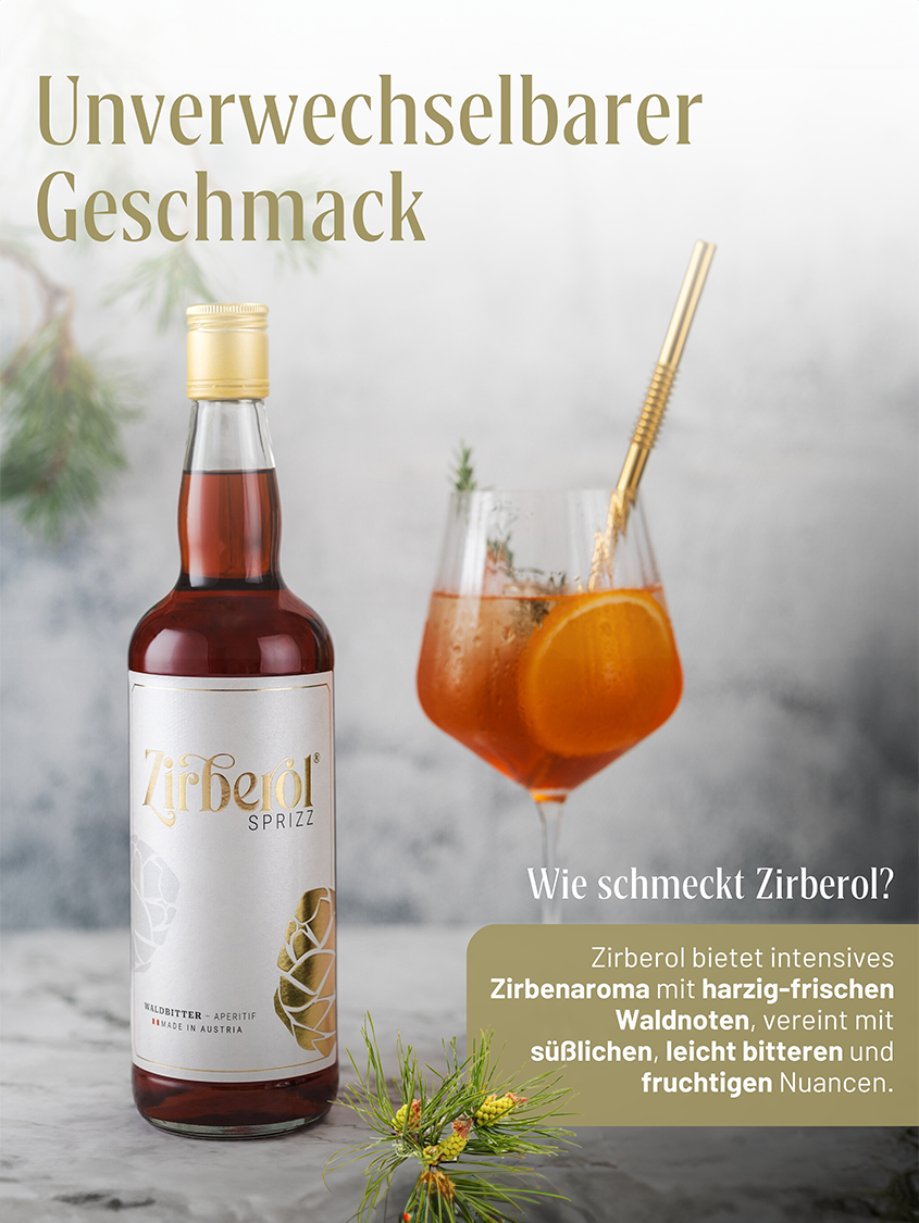 Zirberol Sprizz Waldbitter | 16% Vol. | 0,7l 