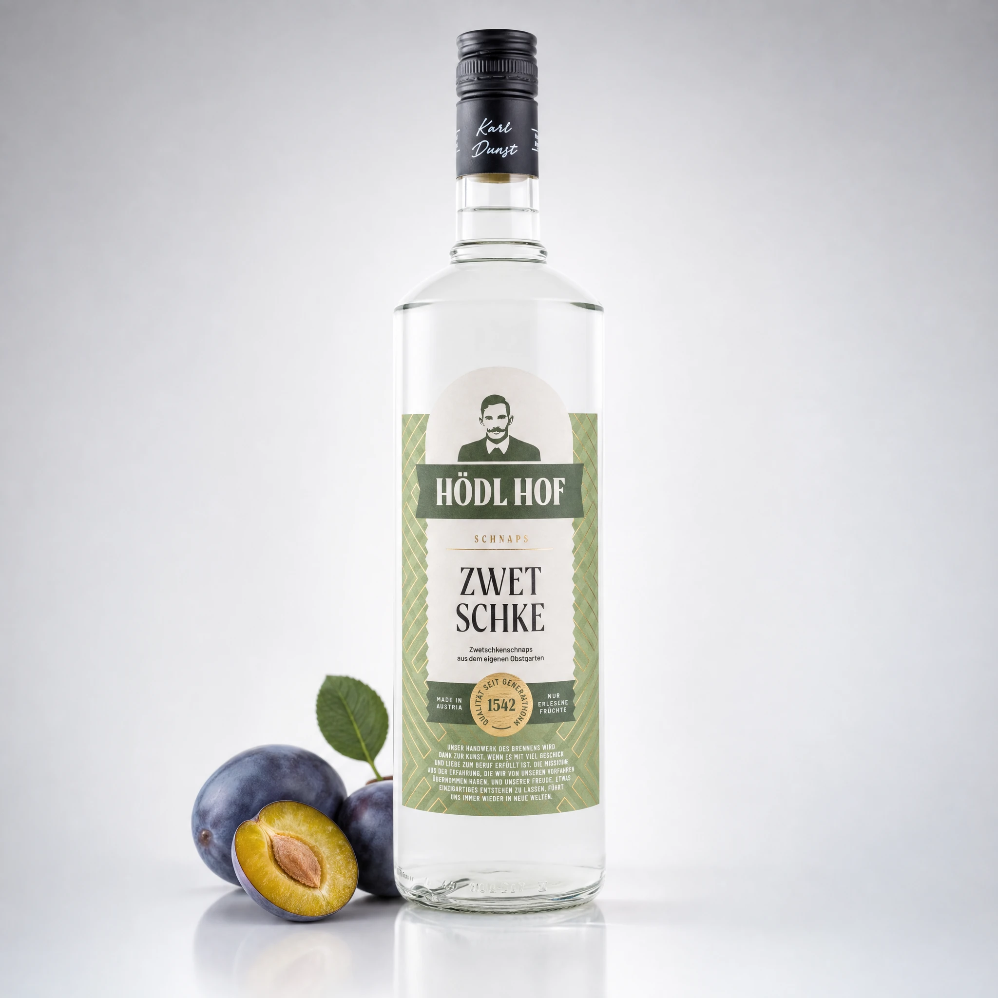 Hödl Hof Zwetschke Schnaps | 38% Vol. | 1,0l