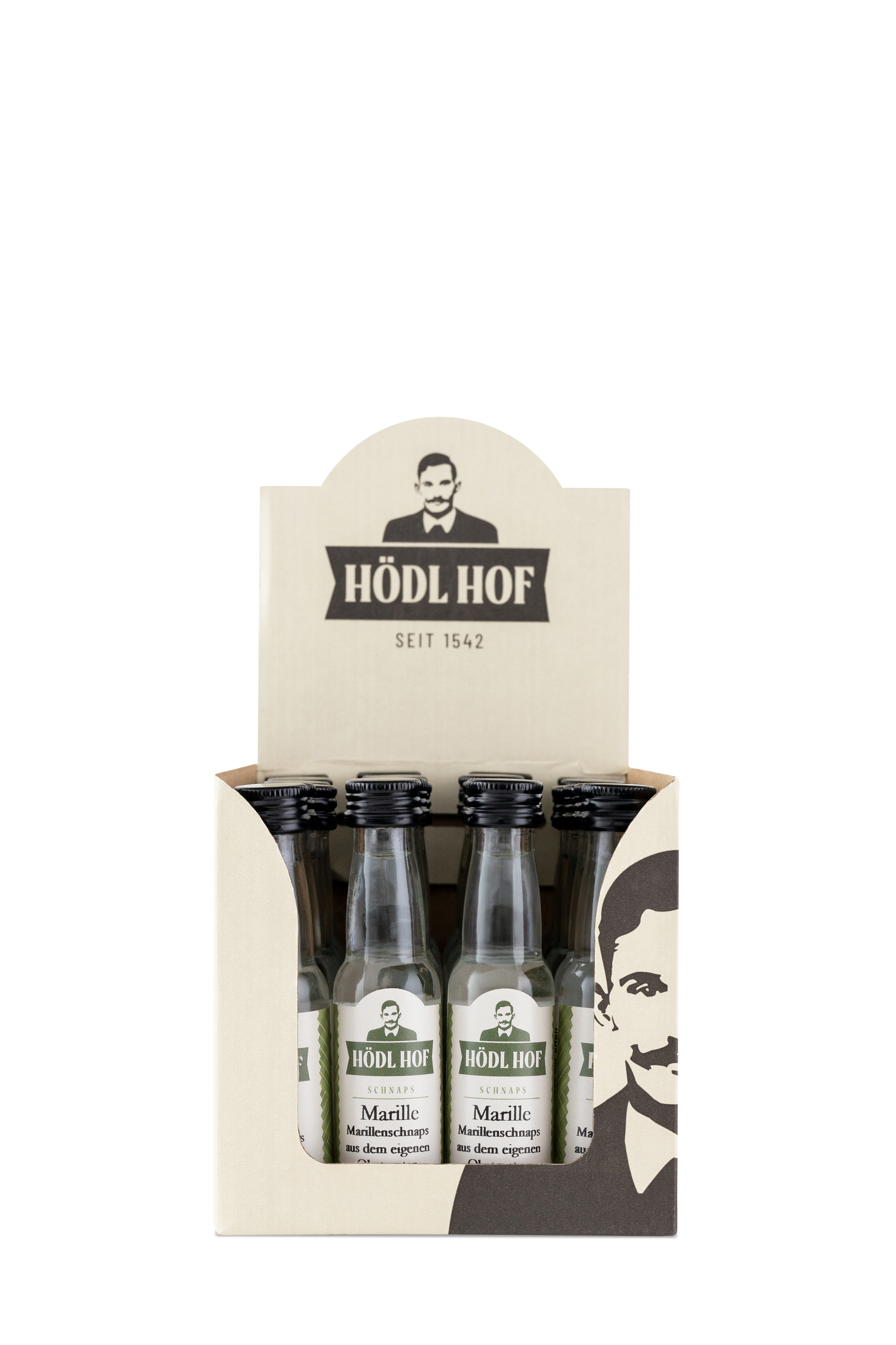 Hödl Hof Marille Schnaps | 38% Vol. | 24 x 0,02l
