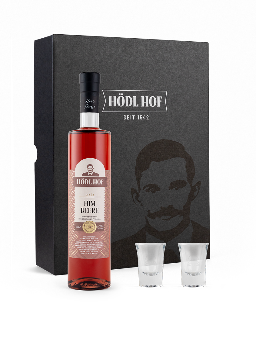 Hödl Hof Geschenkset Himbeer Likör | 0.5l