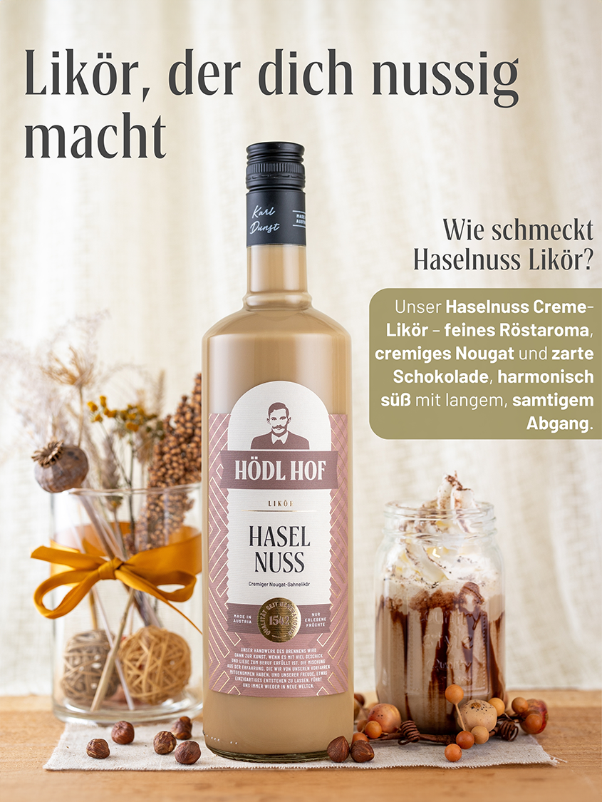 Hödl Hof Haselnuss Cremelikör | 16% Vol. | 1,0l