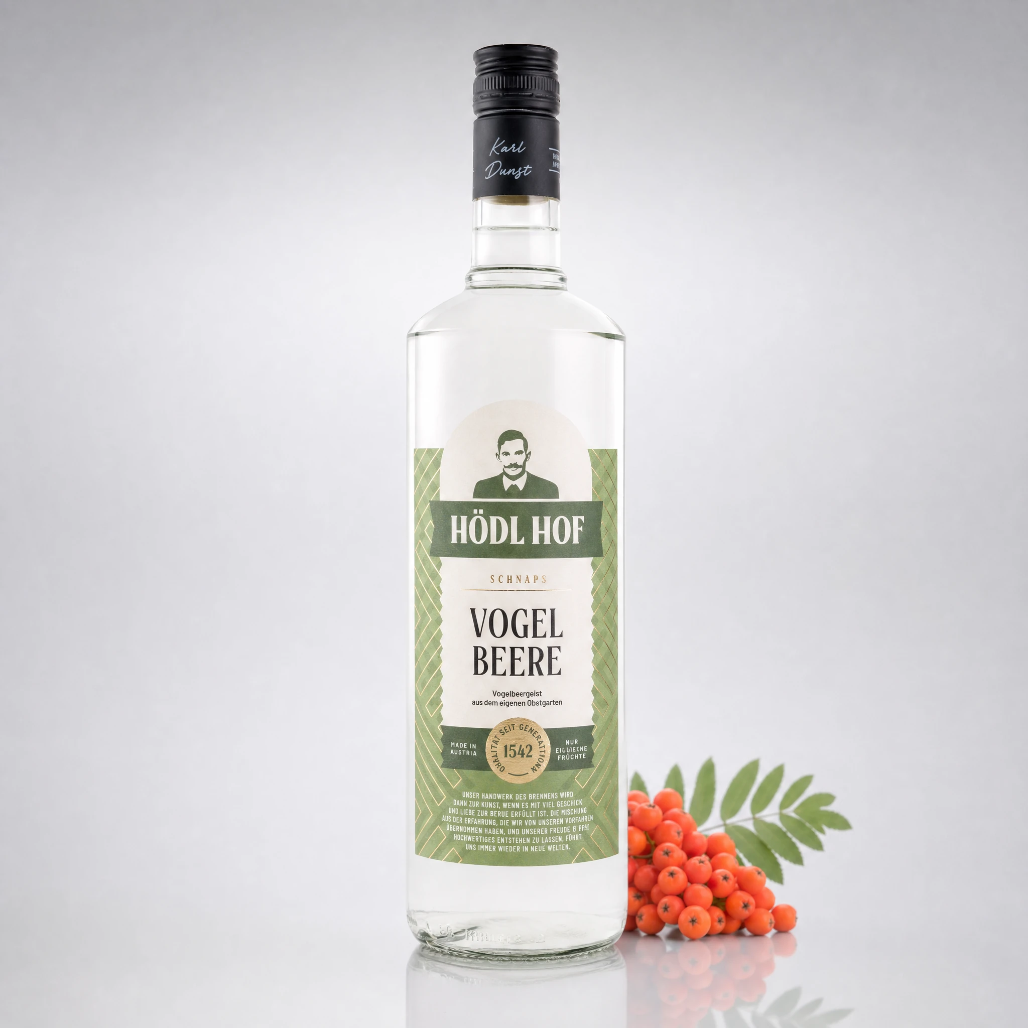 Hödl Hof Vogelbeere Schnaps | 38% Vol. | 1,0l