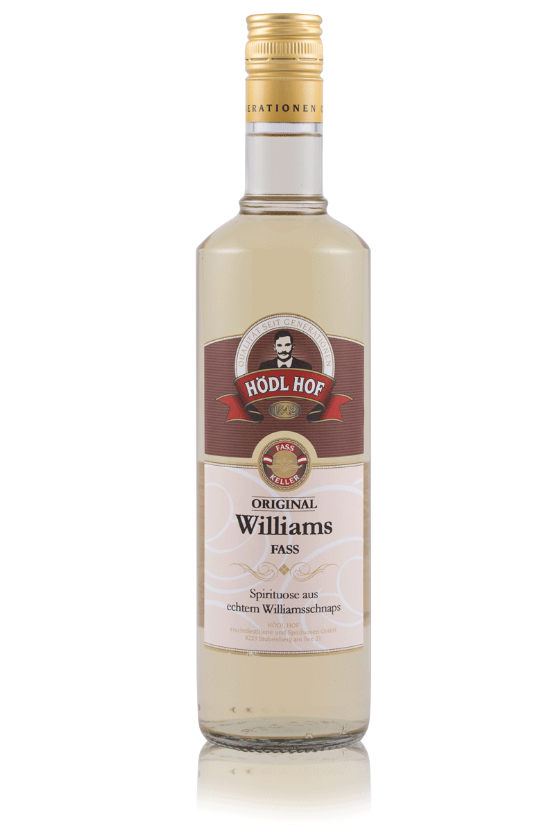Hödl Hof Williams Fass Schnaps Fassgelagert | 38% Vol. | 0,7l