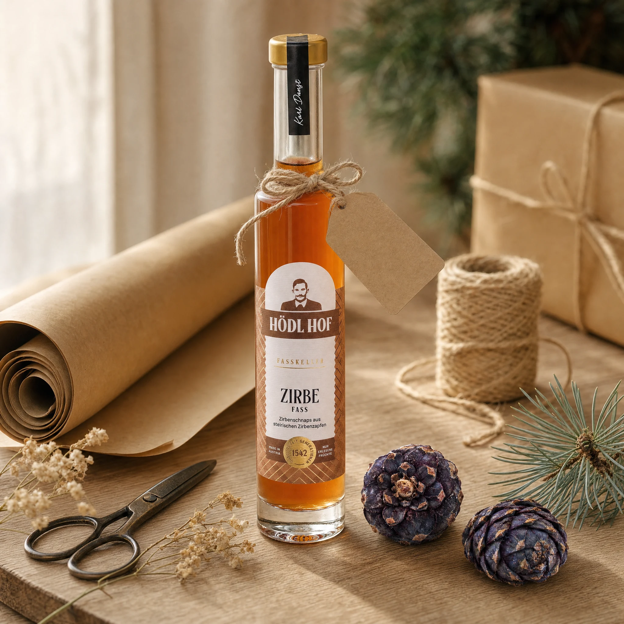 Hödl Hof Alte Zirbe Schnaps | 38% Vol. | 0,2l