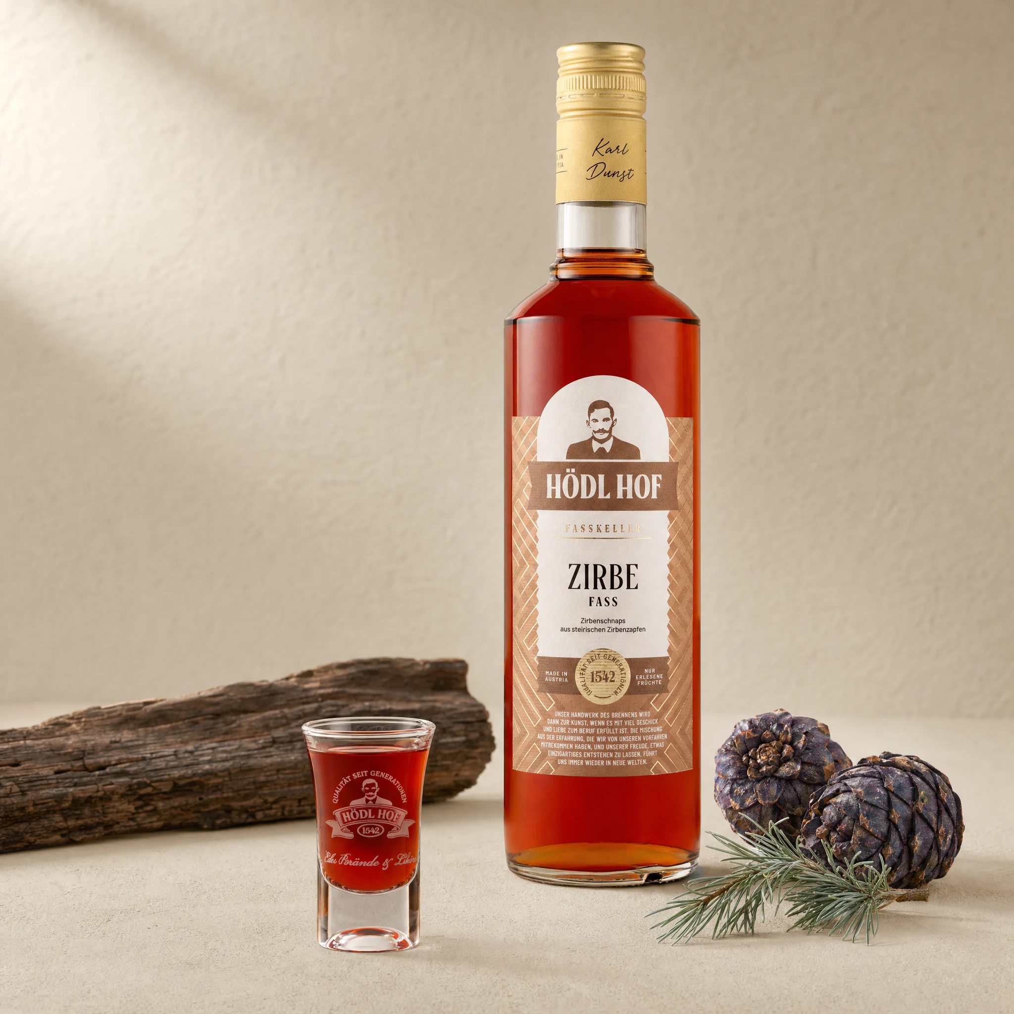 Hödl Hof Alte Zirbe Schnaps | 38% Vol. | 0,7l