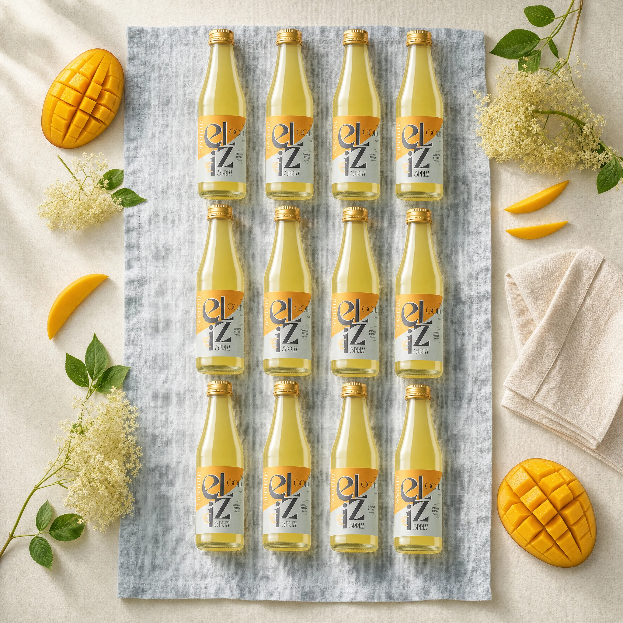 Eliz Sprizz Mango-Holunderblüte Spritzer 12 x 0,25 l trinkfertig