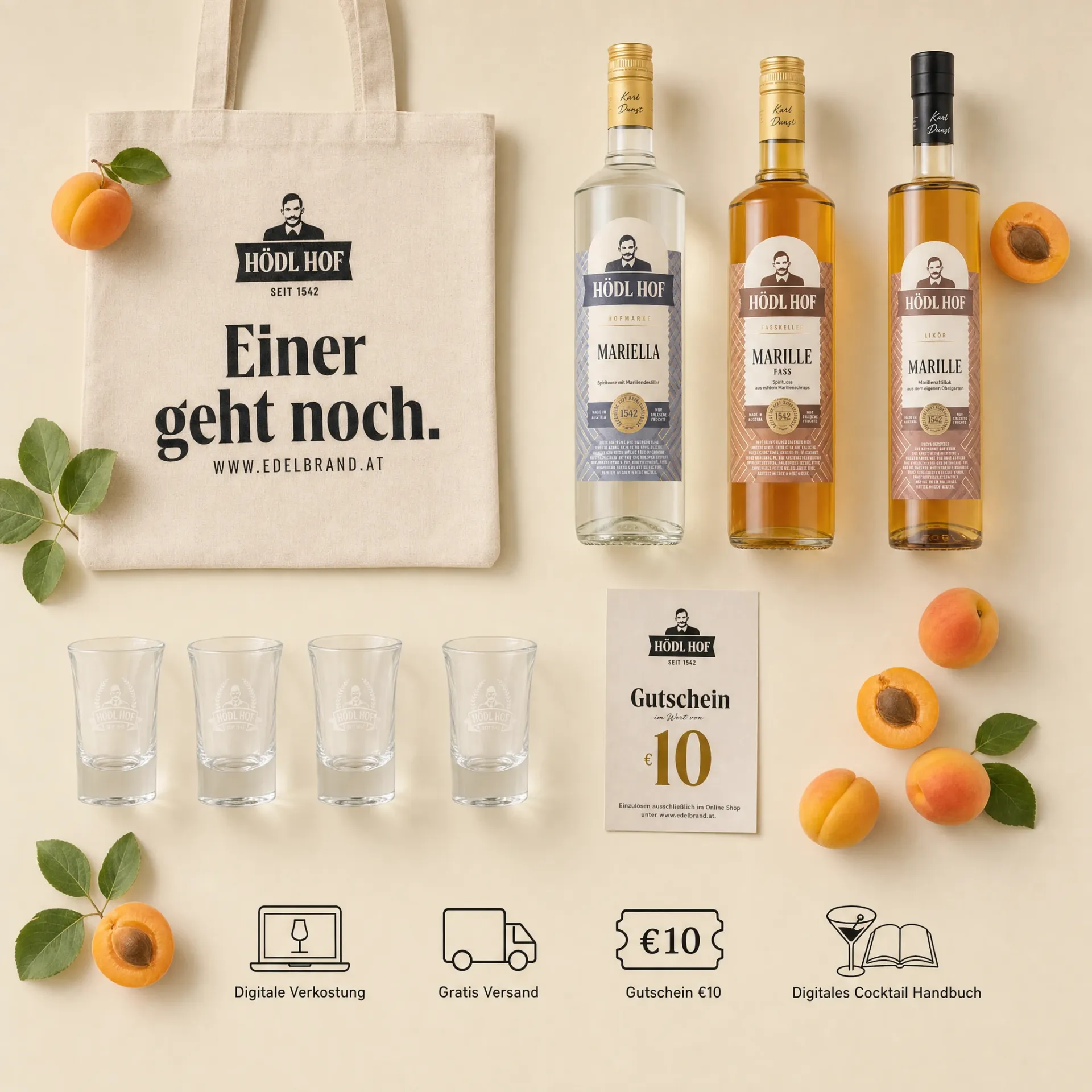 Marille Genießer Vorteilsset vom Hödl Hof