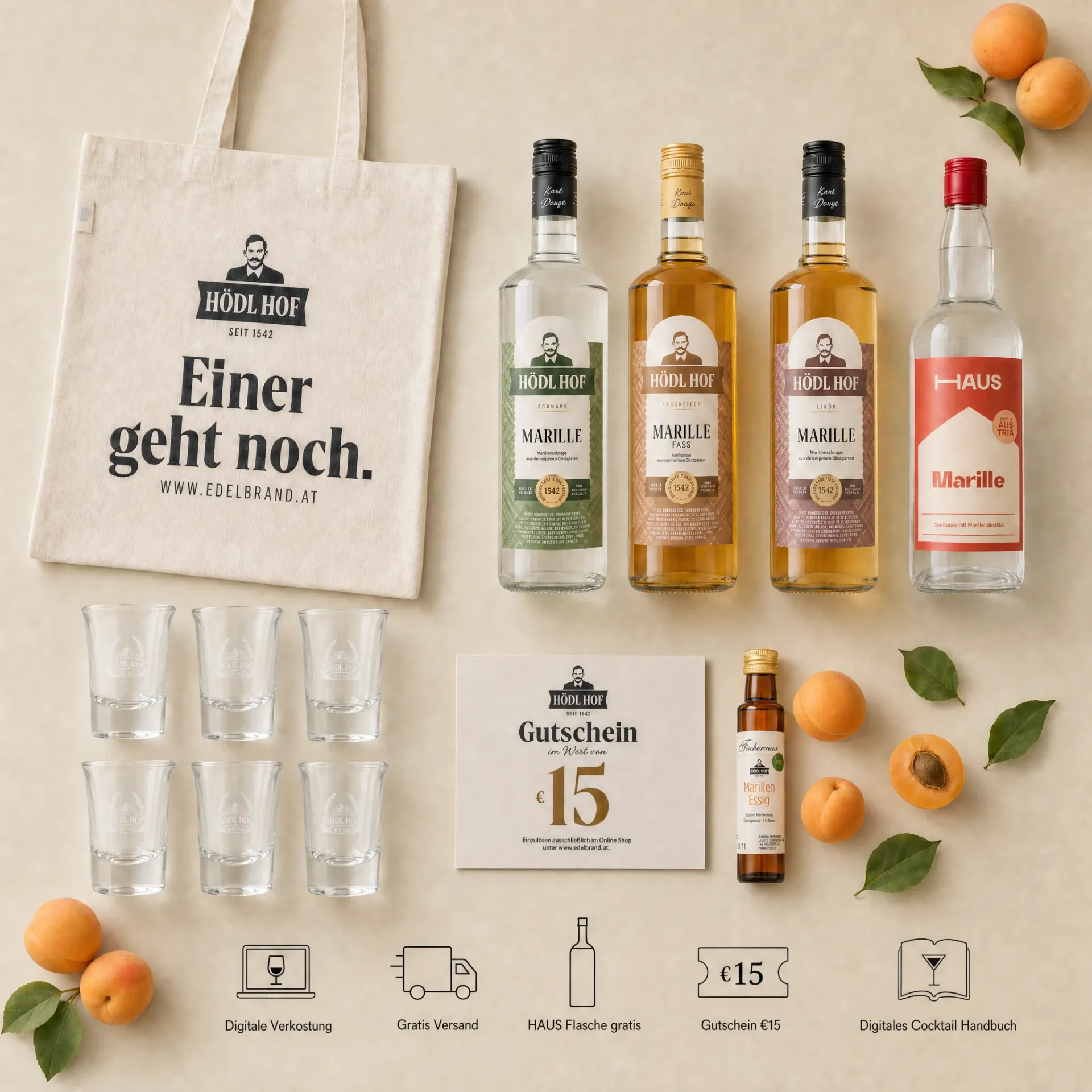 Marille Premium Vorteilsset vom Hödl Hof